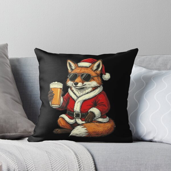 Item preview, Cool Santa Fox Christmas Beer Party designed and sold by k3rstman1.