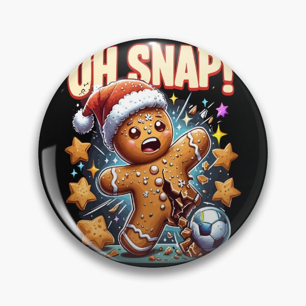 Item preview, Oh Snap Gingerbread Soccer Holiday Fun designed and sold by Lineer22.