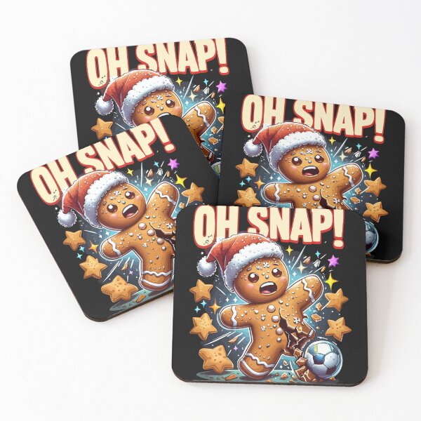 Item preview, Oh Snap Gingerbread Soccer Holiday Fun designed and sold by Lineer22.