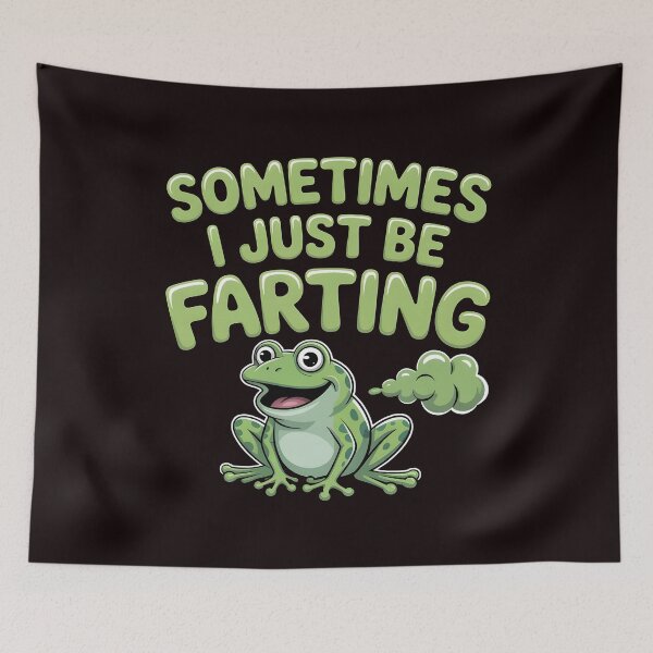 Item preview, Sometimes I Just Be Farting Funny Vintage Frog – Hilarious Amphibian Meme designed and sold by Redgiant87x.