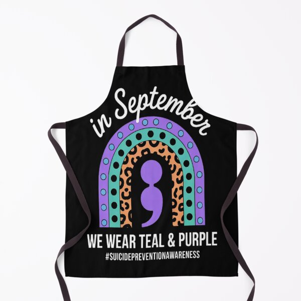 Item preview, September We Wear Teal & Purple Suicide Prevention Awareness designed and sold by mandiana.