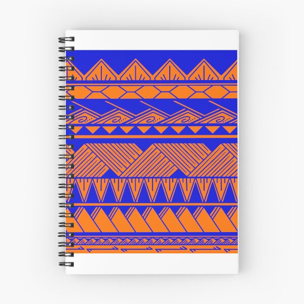 Item preview, Blue and Orange Tribal Pattern designed and sold by Steeb757.