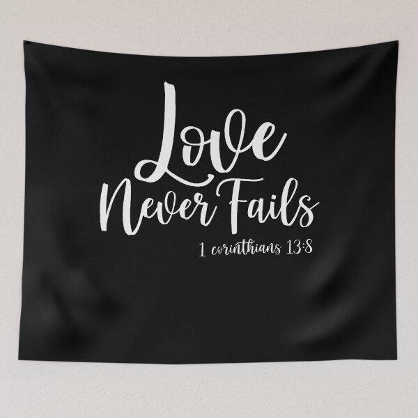 Item preview, Christian Love Never Fails Corinthian 138 Happy Valentine designed and sold by LucretiaTina.