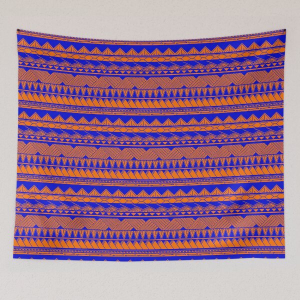 Item preview, Blue and Orange Tribal Pattern designed and sold by Steeb757.