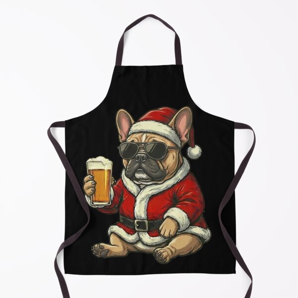 Item preview, French Bulldog Santa Sunglasses Beer Christmas designed and sold by k3rstman1.