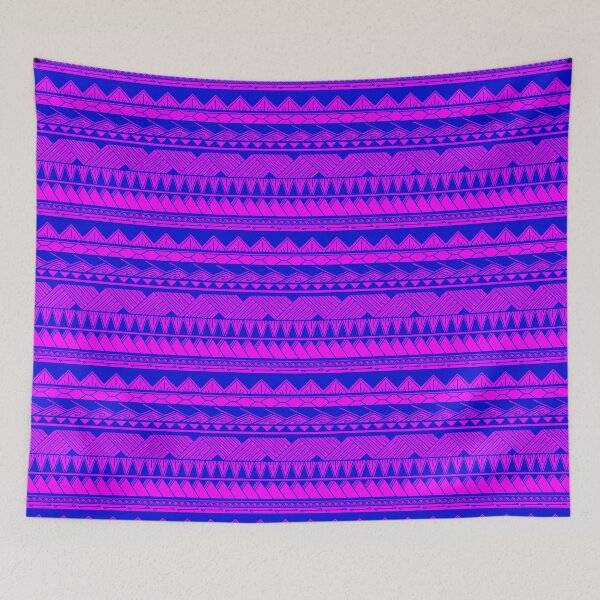 Item preview, Blue and Pink Tribal Pattern designed and sold by Steeb757.