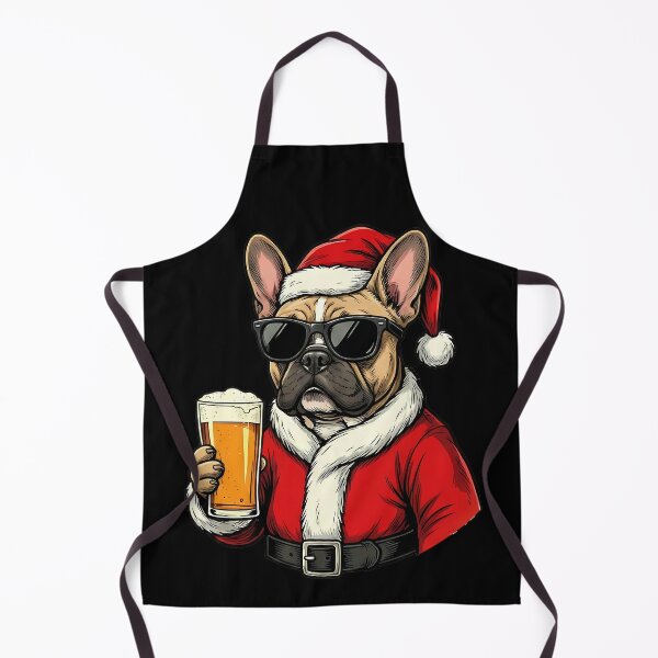 Item preview, Cool French Bulldog Santa Holding Beer Christmas designed and sold by k3rstman1.