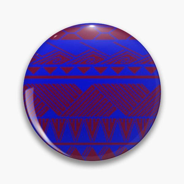 Item preview, Blue and Red Tribal Pattern designed and sold by Steeb757.