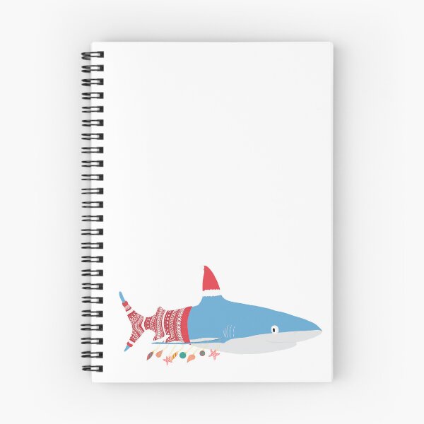 Item preview, Nautical Shark Christmas Illustration | Christmas Gifts | Cute Tees designed and sold by LucyWinton.