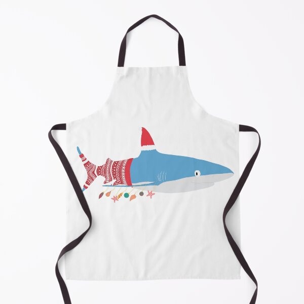 Item preview, Nautical Shark Christmas Illustration | Christmas Gifts | Cute Tees designed and sold by LucyWinton.