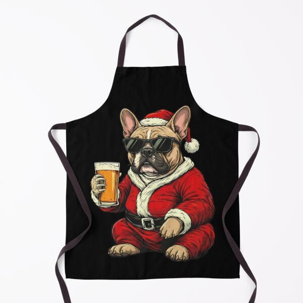 Item preview, French Bulldog Santa Sunglasses Beer Christmas designed and sold by k3rstman1.