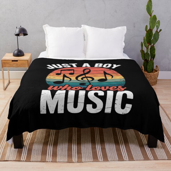Item preview, Just A Boy Who Loves Music Kids Music Boys 1  designed and sold by CombatTask.