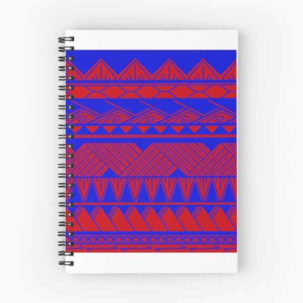 Item preview, Blue and Bright Red Tribal Pattern designed and sold by Steeb757.