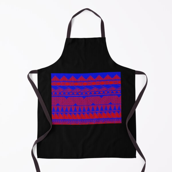 Item preview, Blue and Bright Red Tribal Pattern designed and sold by Steeb757.