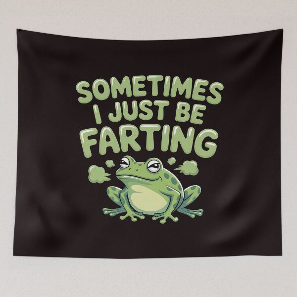 Item preview, Sometimes I Just Be Farting Funny Vintage Frog – Vintage Meme Style designed and sold by Redgiant87x.