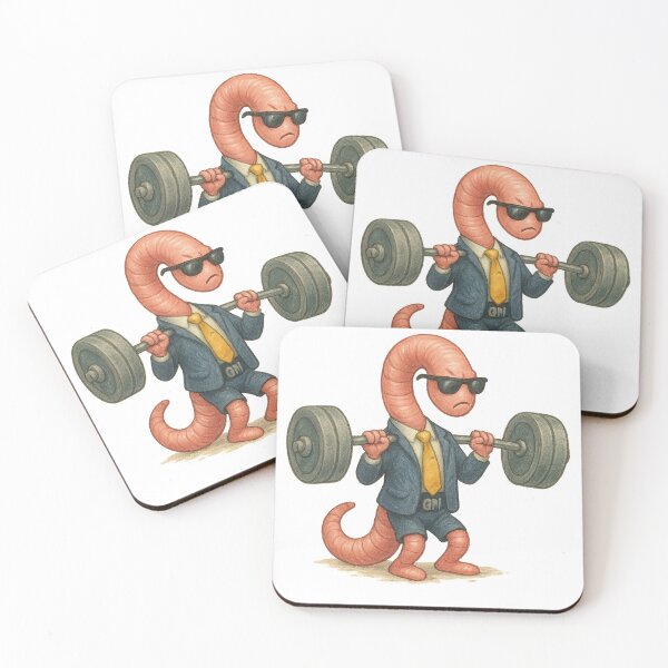 Item preview, Gym Worm: Time to Get Swole in The Gym designed and sold by Annaart08.