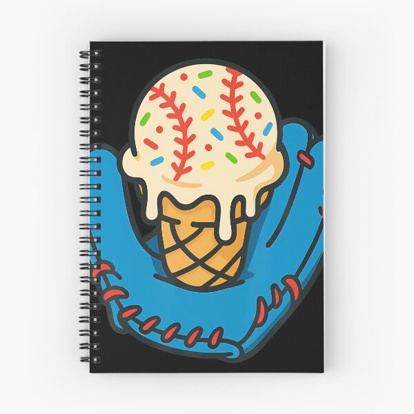 Item preview, Baseball Glove Catching Waffle Cone Vanilla Scoop Sundae designed and sold by VivanLaurel.