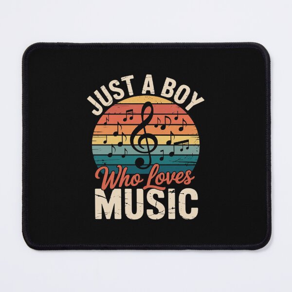 Item preview, Just A Boy Who Loves Music Kids Music Boys designed and sold by PowAcademy.