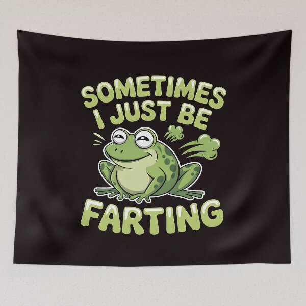 Item preview, Sometimes I Just Be Farting Funny Vintage Frog – Funny Frog Saying designed and sold by Redgiant87x.
