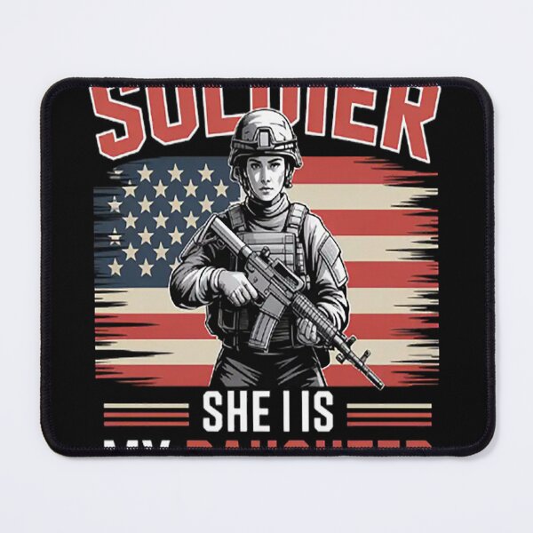 Item preview, She Is Not Just A Solider She Is My Daughter Proud Army Dad designed and sold by mandiana.