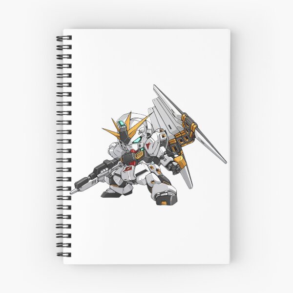 Item preview, Gundam Nu-Chibi White Vanguard Mecha – Winged Blade Warrior Robot Design designed and sold by Dyan4.