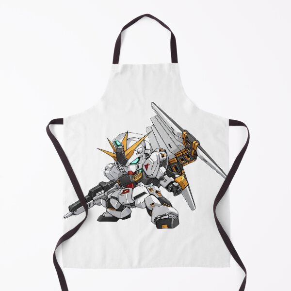 Item preview, Gundam Nu-Chibi White Vanguard Mecha – Winged Blade Warrior Robot Design designed and sold by Dyan4.