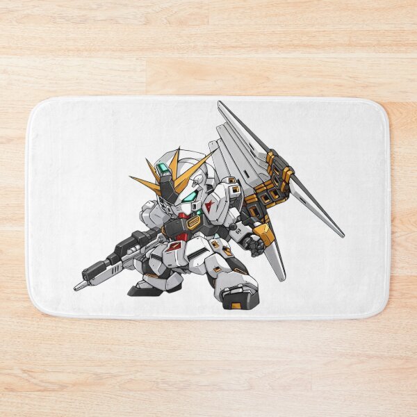 Item preview, Gundam Nu-Chibi White Vanguard Mecha – Winged Blade Warrior Robot Design designed and sold by Dyan4.