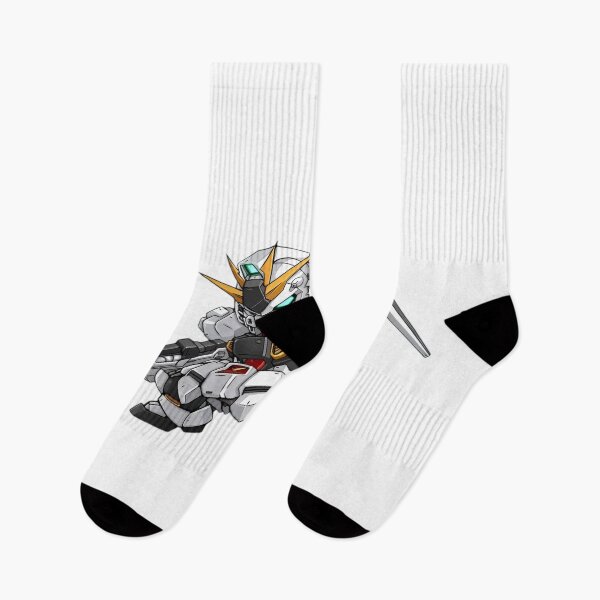 Item preview, Gundam Nu-Chibi White Vanguard Mecha – Winged Blade Warrior Robot Design designed and sold by Dyan4.
