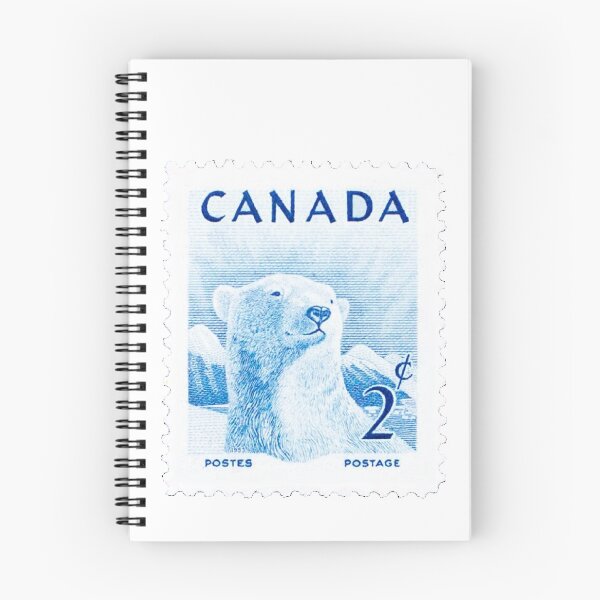 Item preview, Vintage Canadian Polar Bear Postage Stamp designed and sold by red-amber65.