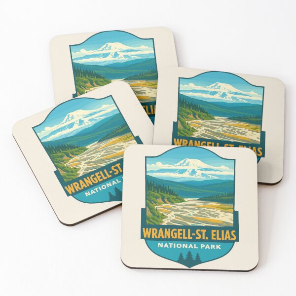 Item preview, Wrangell–St. Elias National Park Sticker designed and sold by Gideon Emmerich.