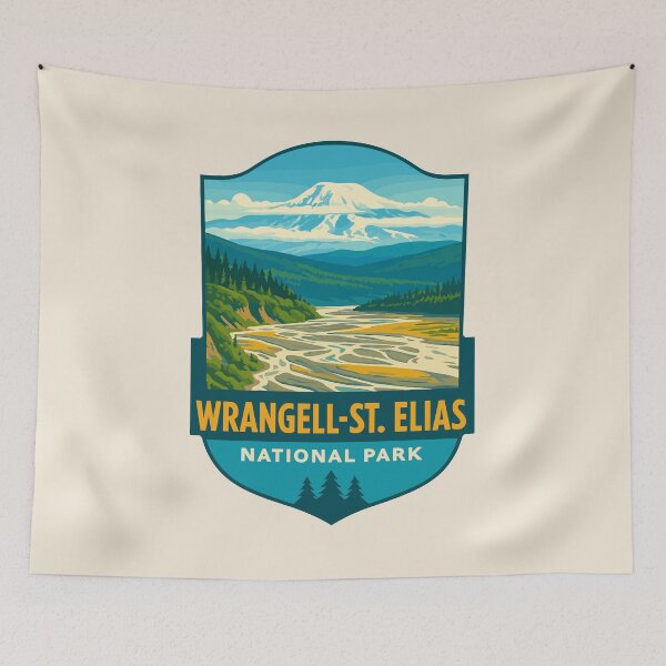Item preview, Wrangell–St. Elias National Park Sticker designed and sold by Gideon Emmerich.