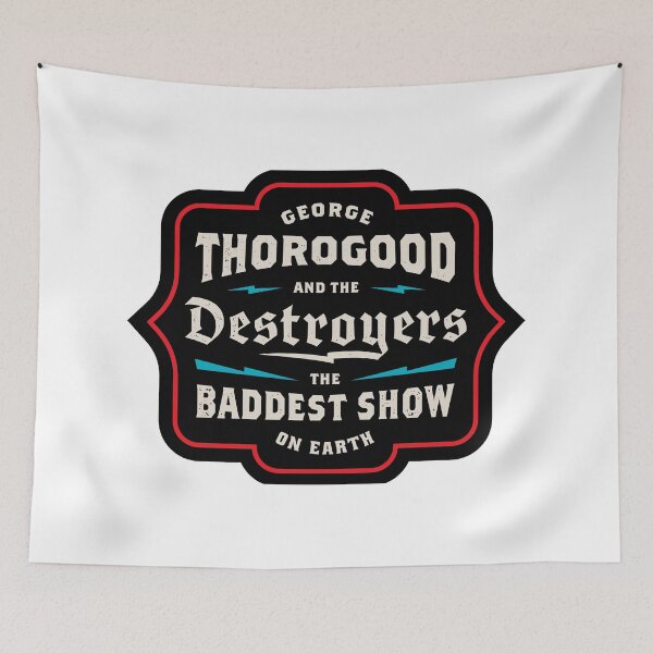 Item preview, george thorogood emblem logo Tour 2026 isengaja designed and sold by itlinander.