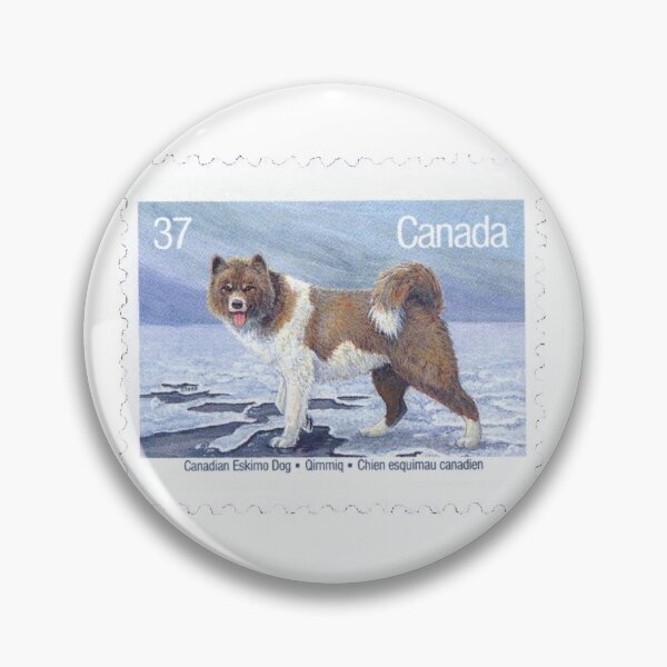 Item preview, Vintage Canada Eskimo Dog Postage Stamp designed and sold by red-amber65.