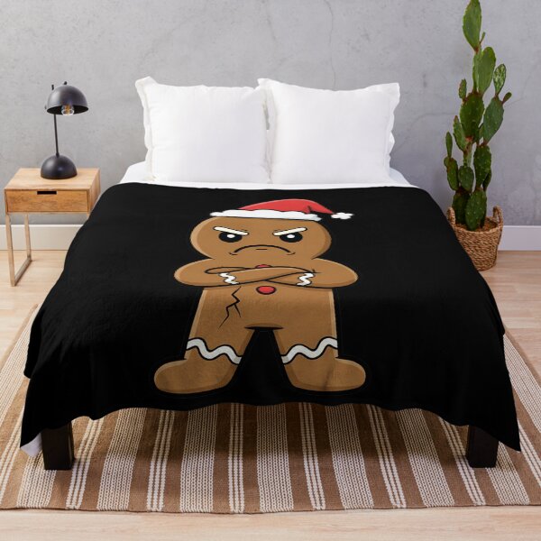 Item preview, Grumpy Gingerbread Man Christmas Holiday designed and sold by k3rstman1.