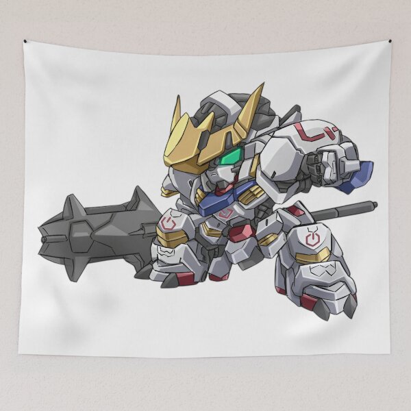 Item preview, Gundam Barbatos-Chibi Hammer Knight Mecha – Armored Tech Warrior Illustration designed and sold by Dyan4.