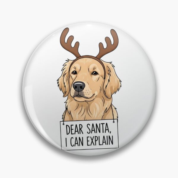Item preview, Funny Christmas Dog - Dear Santa I Can Explain Golden Retriever designed and sold by LunattaStore.