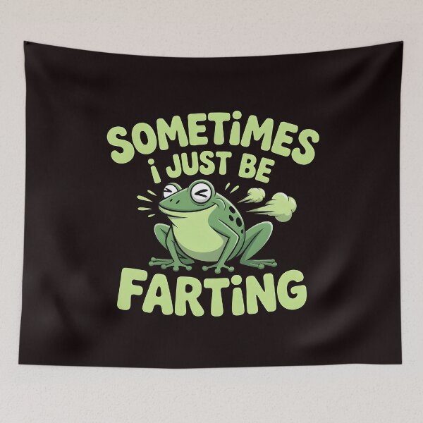 Item preview, Sometimes I Just Be Farting Funny Vintage Frog – Silly Frog Joke Design designed and sold by Redgiant87x.