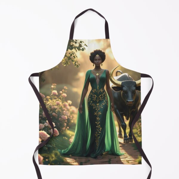 Item preview, Taurus Zodiac Goddess | Afro Futuristic Bull Energy Art designed and sold by Dannygirl999.