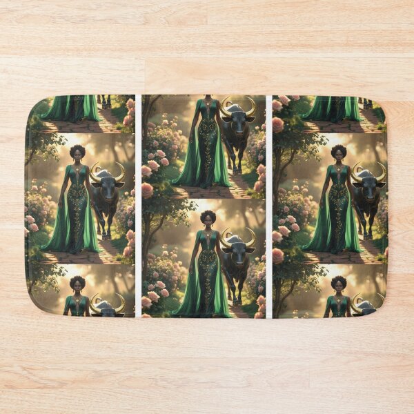 Item preview, Taurus Zodiac Goddess | Afro Futuristic Bull Energy Art designed and sold by Dannygirl999.