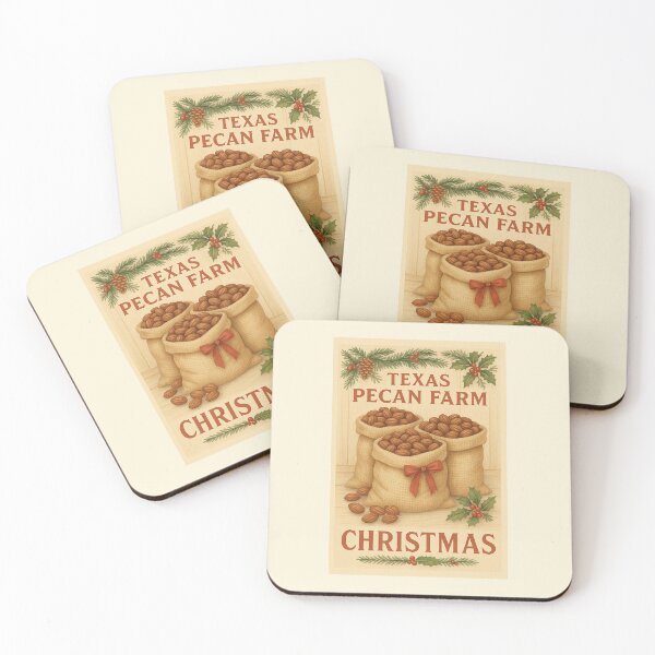 Item preview, Texas Pecan Farm – Christmas Burlap Bags of Pecans designed and sold by Novel Works Studio.