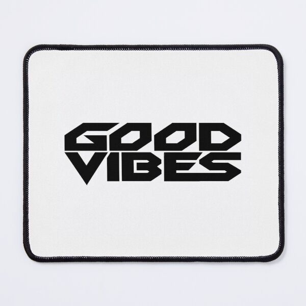 Item preview, Bold Geometric GOOD VIBES Typography Poster – Modern Black and White Inspirational Wall Art Print designed and sold by Bright Nest Studio.