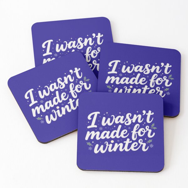 Item preview, Magical Christmas Lettering – “I Wasn’t Made for Winter” designed and sold by MyTshirtArt.