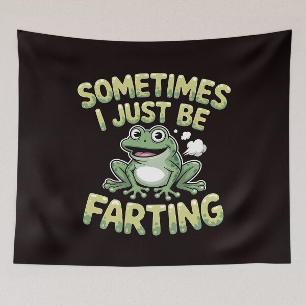 Item preview, Sometimes I Just Be Farting Funny Vintage Frog – Humor for Frog Lovers designed and sold by Redgiant87x.