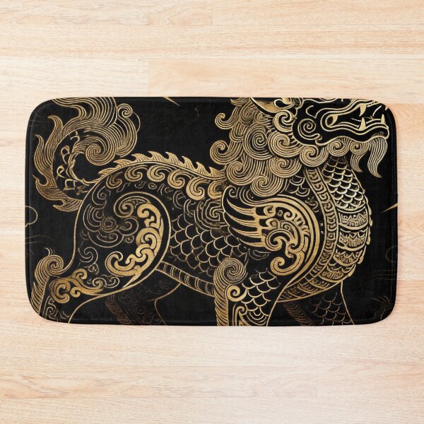 Item preview, Majestic Golden Qilin of Thunder and Clouds designed and sold by zzz888.