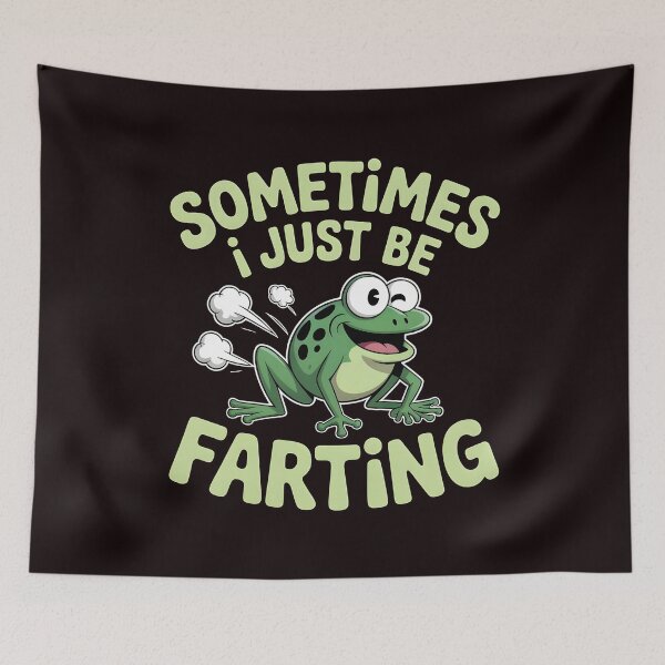 Item preview, Sometimes I Just Be Farting Funny Vintage Frog – Classic Frog Meme Humor designed and sold by Redgiant87x.