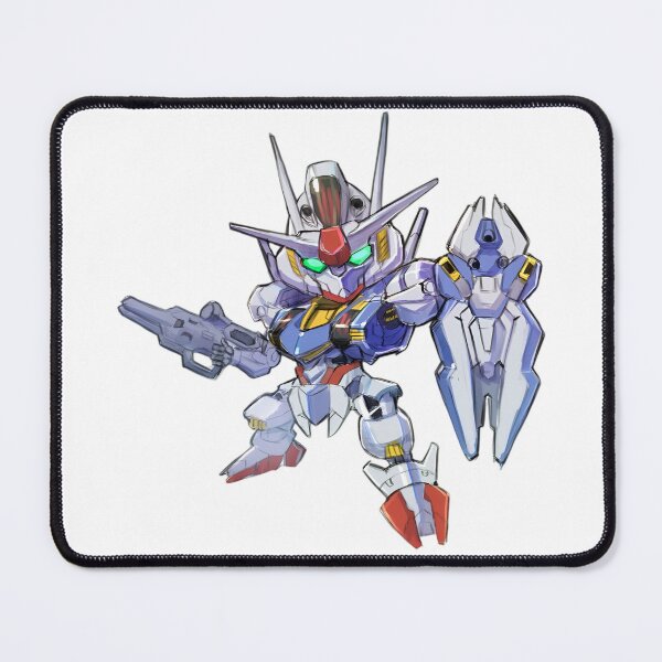 Item preview, Gundam Aerial-Chibi Tech Warrior Mecha – Futuristic Armored Robot Hero Art designed and sold by Dyan4.