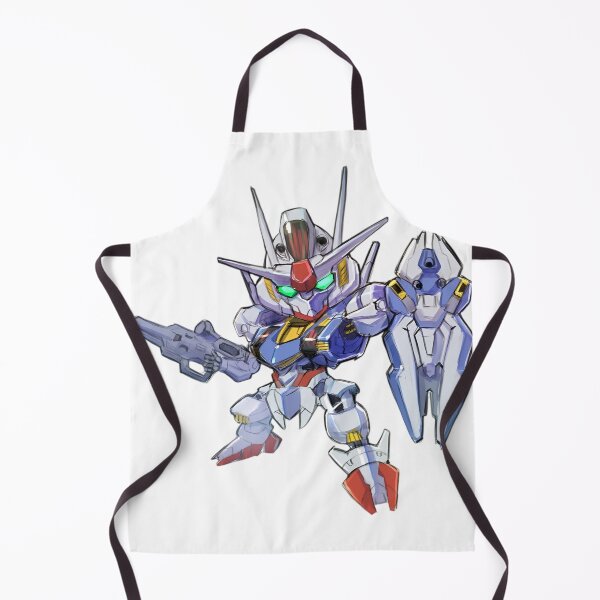 Item preview, Gundam Aerial-Chibi Tech Warrior Mecha – Futuristic Armored Robot Hero Art designed and sold by Dyan4.
