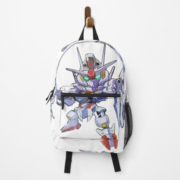 Item preview, Gundam Aerial-Chibi Tech Warrior Mecha – Futuristic Armored Robot Hero Art designed and sold by Dyan4.