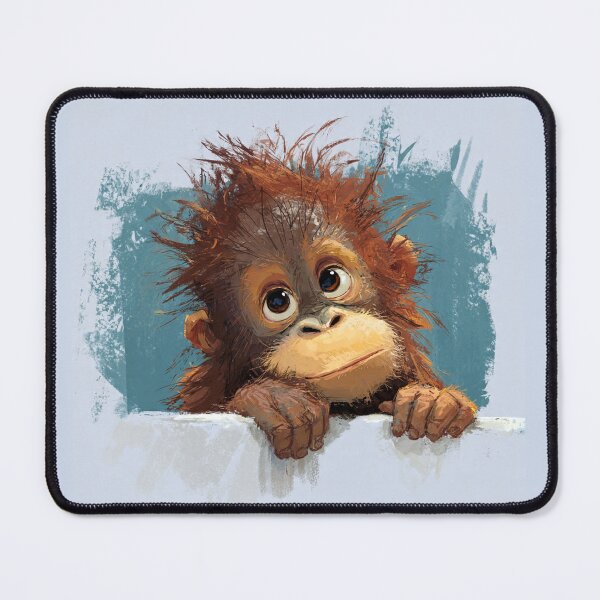 Item preview, Adorable Baby Orangutan Gazing designed and sold by Savannah Gibbs.