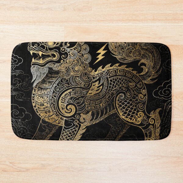 Item preview, Ancient Golden Qilin Guardian of the Clouds designed and sold by zzz888.